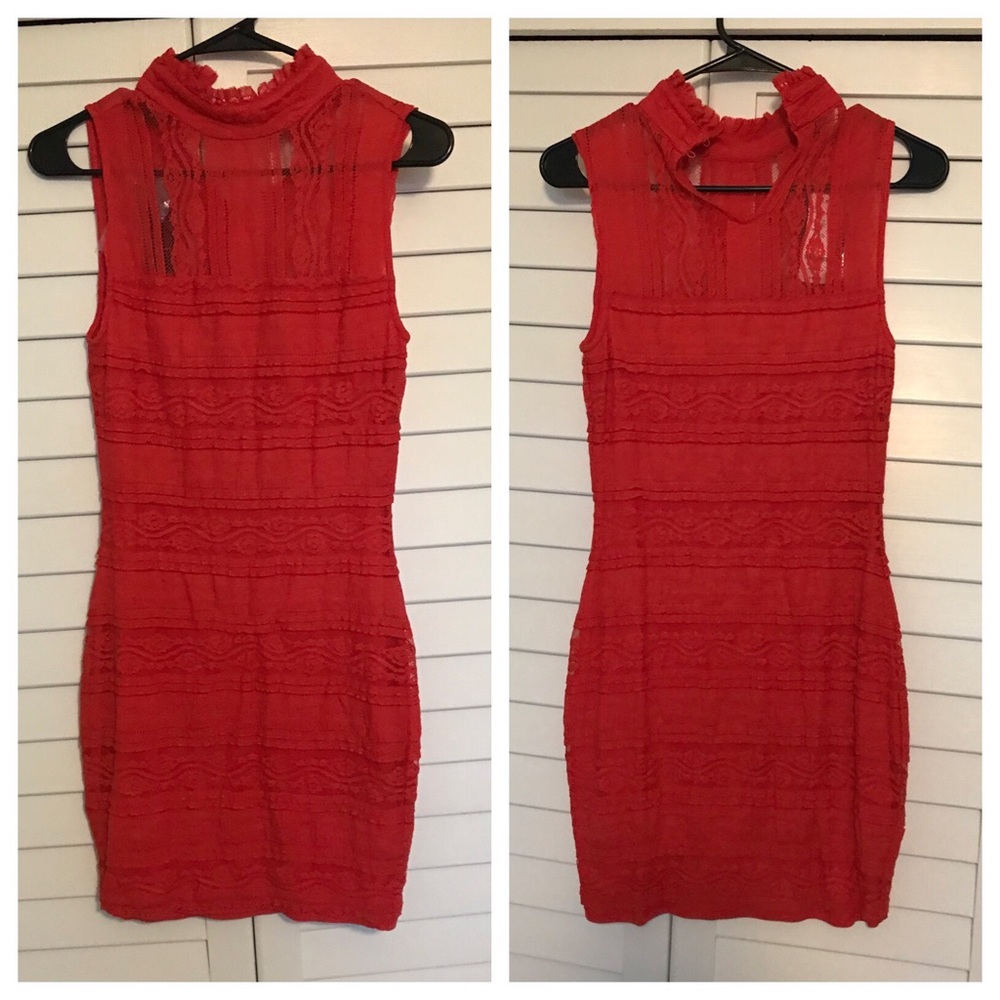 Red Bebe Dress